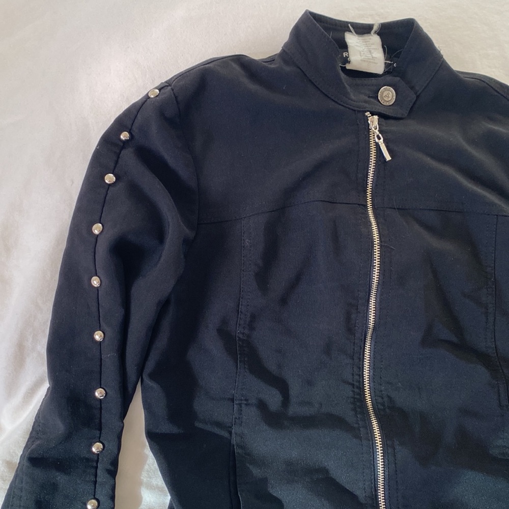 RAMPAGE vintage Y2K studded racing style jacket